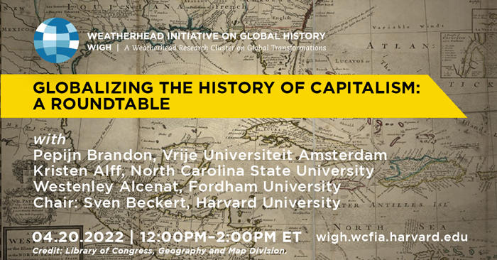 Globalizing the History of Capitalism Banner